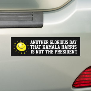 ADESIVO PARA CARRO FUNNY KAMALA HARRIS CONSERVATIVE MAGA