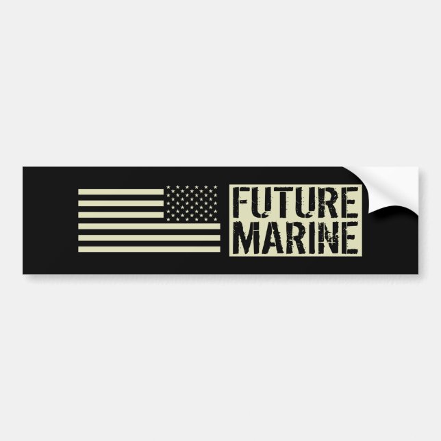 Adesivo Para Carro Fuzileiro naval futuro (Frente)