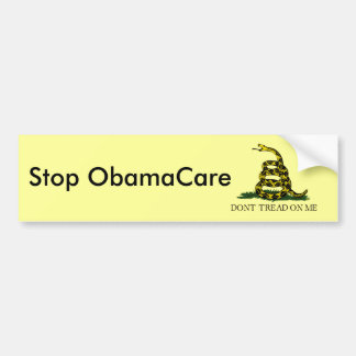 Adesivo Para Carro Gadsden_flag_White, parada ObamaCare