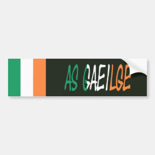 Adesivo Para Carro Gaeilge Irish Flag bscn