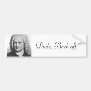 Adesivo Para Carro Gajo, Bach fora