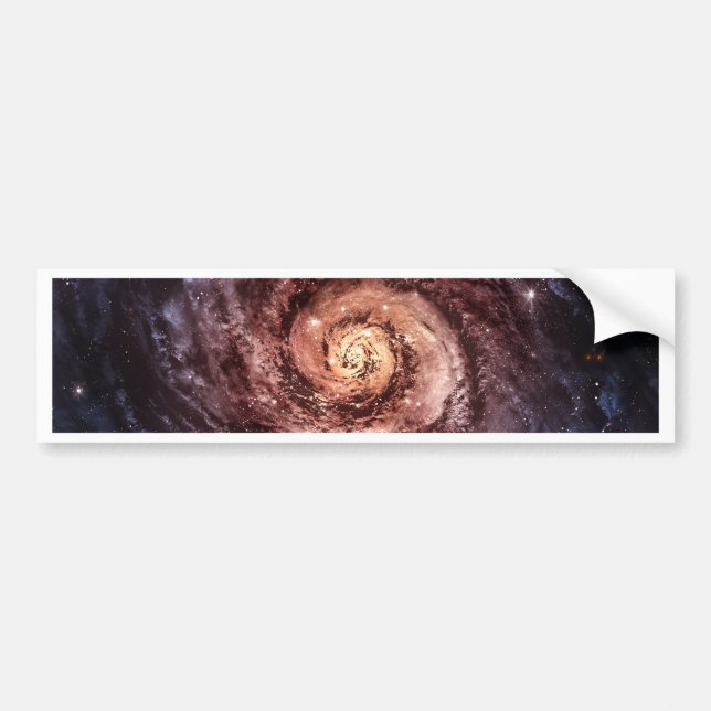 Adesivo Para Carro Galáxia espiral (Frente)