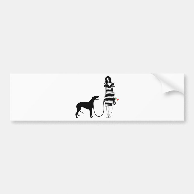 Adesivo Para Carro Galgo (Frente)