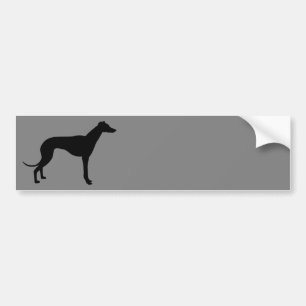 Adesivo Para Carro Galgo em cinzas