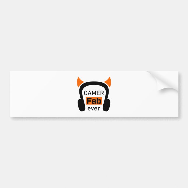 Adesivo Para Carro gamer fab-ever (Frente)