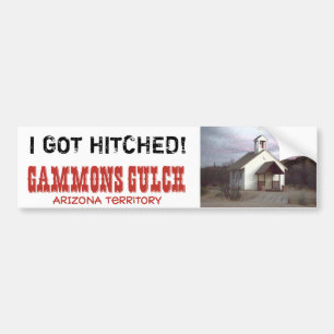 Adesivo Para Carro Gammons Gulch Movie Set Bumper Sticker