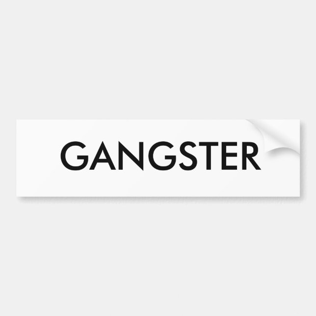 ADESIVO PARA CARRO GÂNGSTER (Frente)