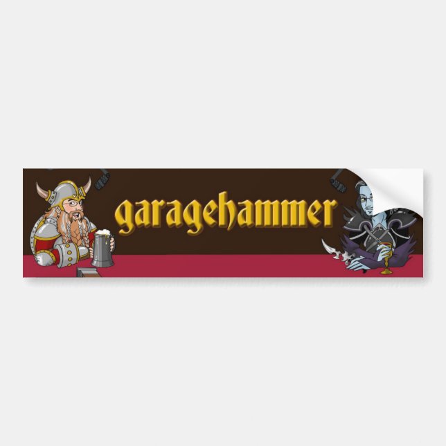 Adesivo Para Carro Garagehammer Bumper Sticker (Frente)
