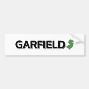 Adesivo Para Carro Garfield, Nova Jersey