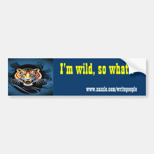 Adesivo Para Carro Garotas selvagens slogan para-choques