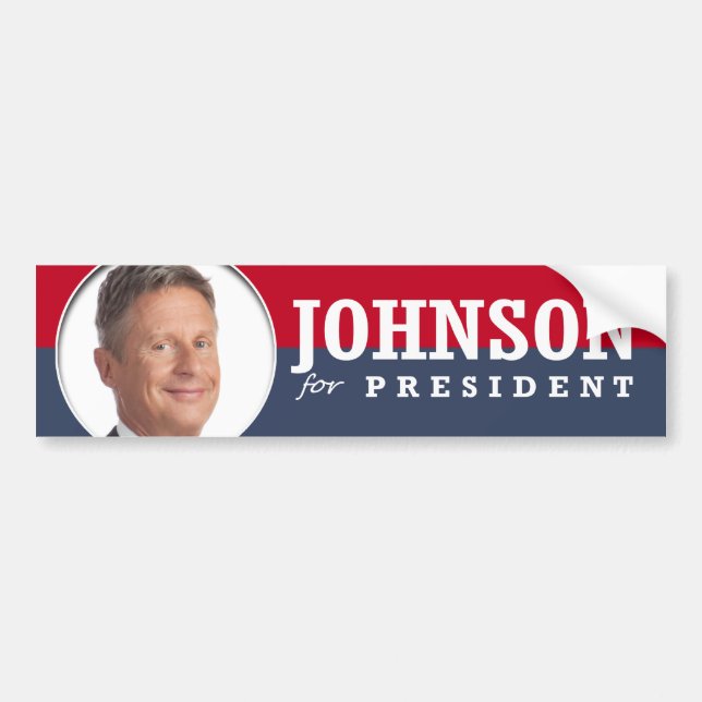 ADESIVO PARA CARRO GARY JOHNSON 2016 (Frente)