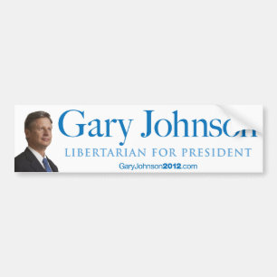 Adesivo Para Carro Gary Johnson para o presidente