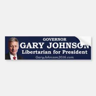 Adesivo Para Carro Gary Johnson para o presidente