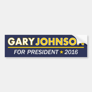 Adesivo Para Carro Gary Johnson para o presidente autocolante no