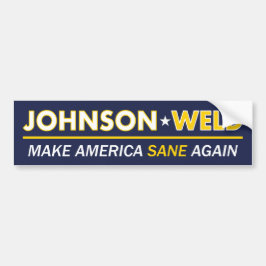 Adesivo Para Carro Gary Johnson / Weld Sane America Bumper Sticker