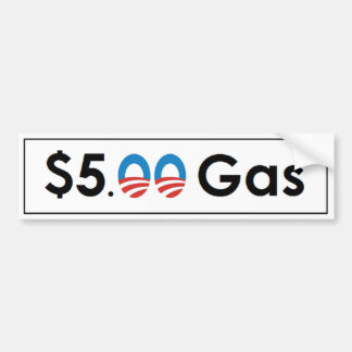 Adesivo Para Carro Gás de $5 Obama