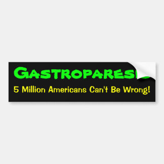Adesivo Para Carro Gastroparesis… 5 milhões