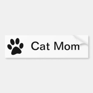 Adesivo Para Carro Gato da Mãe Bumper Sticker