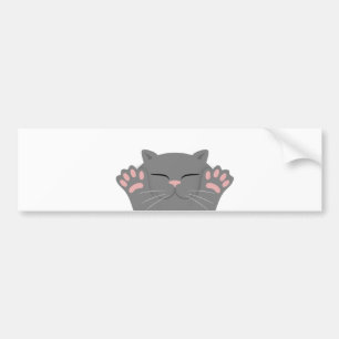 Adesivo Para Carro Gato dormindo