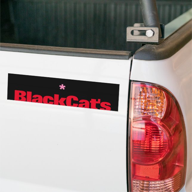 Adesivo Para Carro Gato Negro (No caminhão)