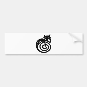 Adesivo Para Carro Gato preto