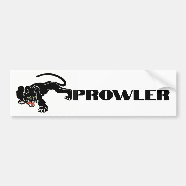 Adesivo Para Carro Gato preto prowler pantera simbolismo furtivo (Frente)