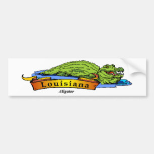 Adesivo Para Carro Gator da Louisiana