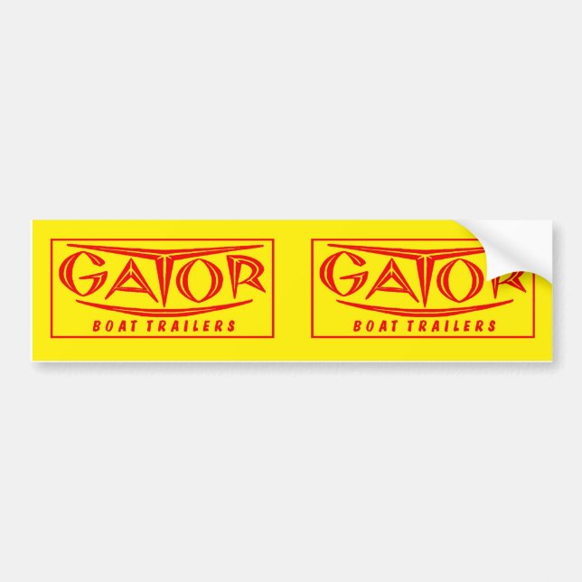 Adesivo Para Carro Gator Trailer Fender Sticker (Frente)