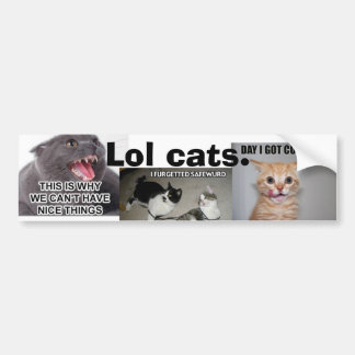 Adesivo Para Carro Gatos de Lol