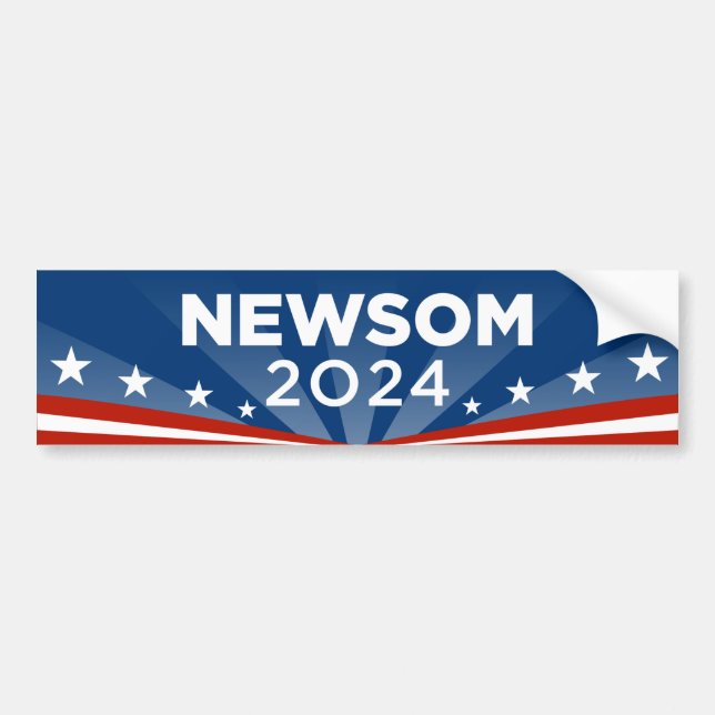 Adesivo Para Carro Gavin Newsom 2024 (Frente)