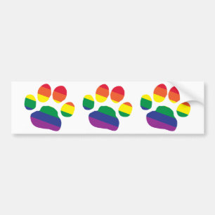 Adesivo Para Carro Gay-Orgulho-Pata-Impressão
