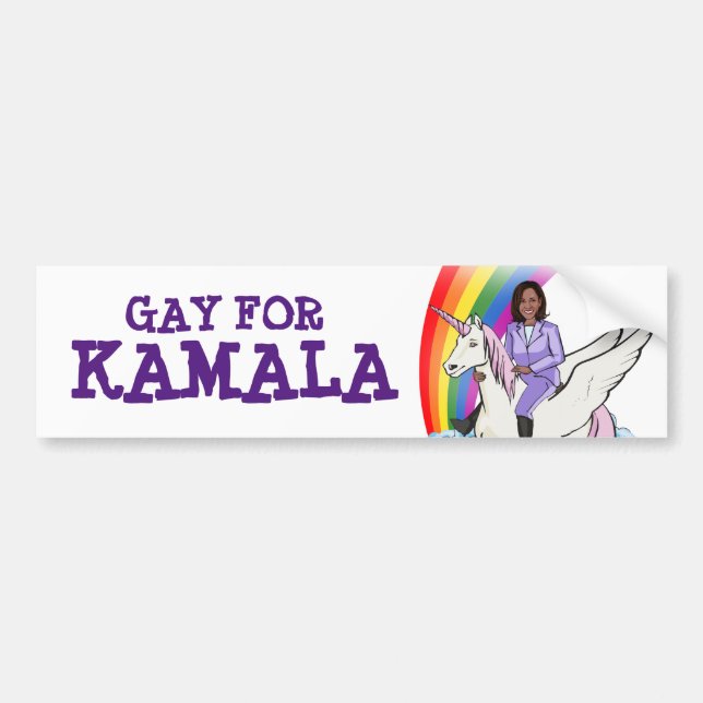 ADESIVO PARA CARRO GAY PARA KAMALA (Frente)