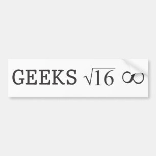 Adesivo Para Carro Geeks para nunca