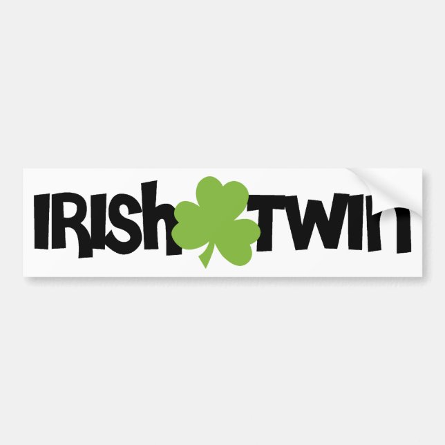 Adesivo Para Carro Gêmeo do irlandês (Frente)