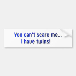 Adesivo Para Carro Gêmeo-você não pode susto mim!