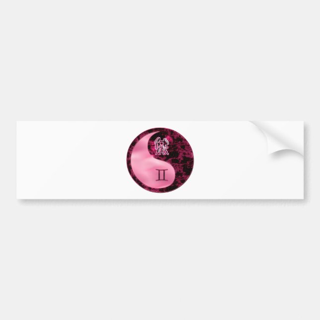 Adesivo Para Carro Gêmeos Yin Yang (Frente)