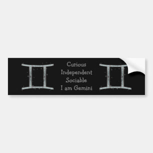 Adesivo Para Carro Gemini Bumper Sticker