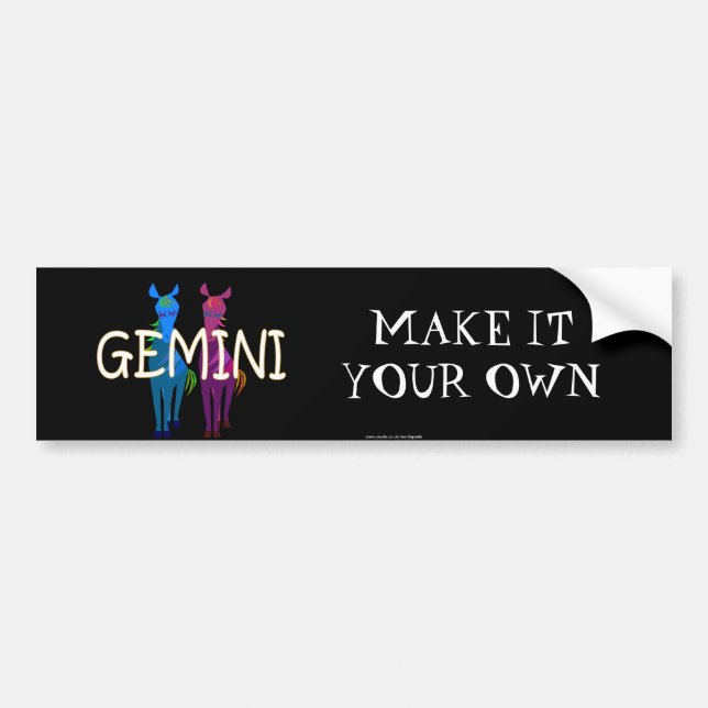 Adesivo Para Carro Gemini zodiac (Frente)