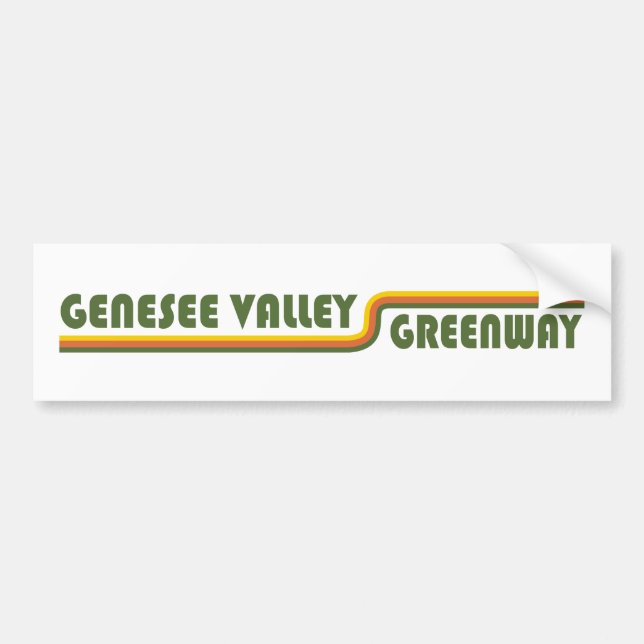 Adesivo Para Carro Genesee Valley Greenway Nova York (Frente)