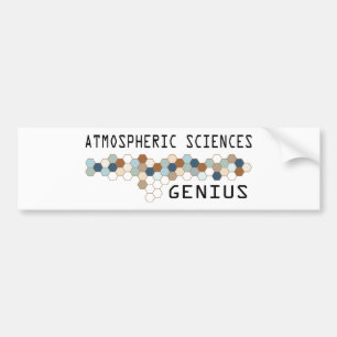 Adesivo Para Carro Gênio atmosférico das ciências