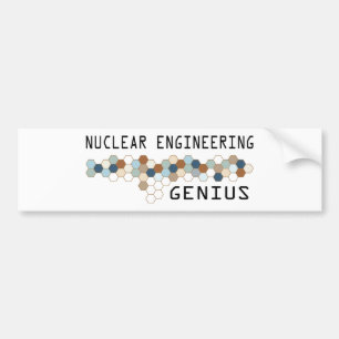 Adesivo Para Carro Gênio da engenharia nuclear