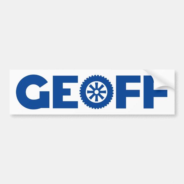 Adesivo Para Carro Geoff Petrolhead (Frente)