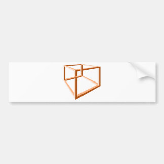 Adesivo Para Carro Geometria impossível da ilusão 3d da ilusão óptica