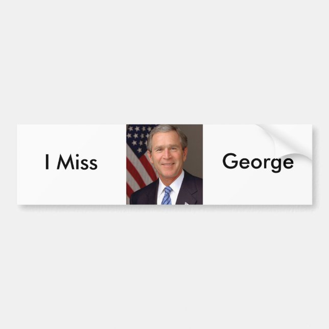 Adesivo Para Carro George W. Bush (Frente)