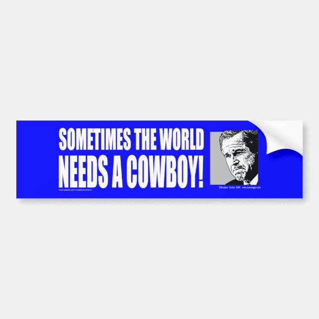 Adesivo Para Carro George W Bush (Frente)
