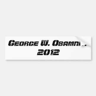 Adesivo Para Carro George W. Obamney para o presidente
