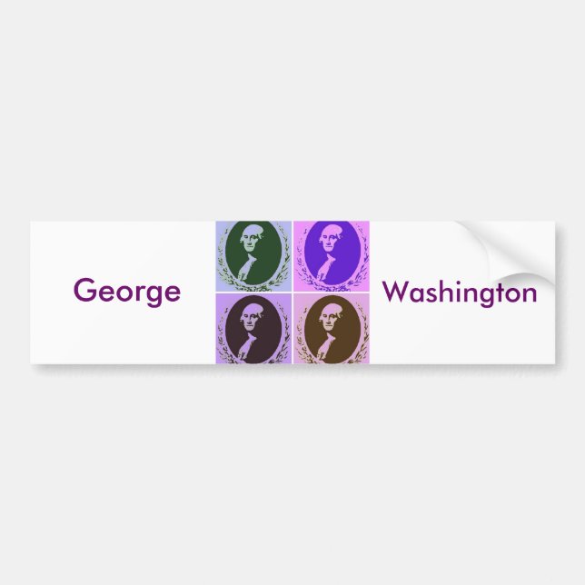 Adesivo Para Carro George Washington (Frente)