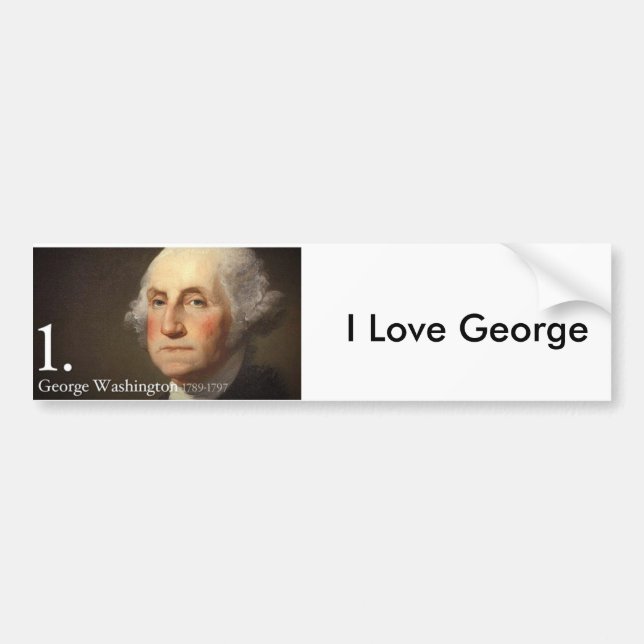 Adesivo Para Carro George Washington (Frente)