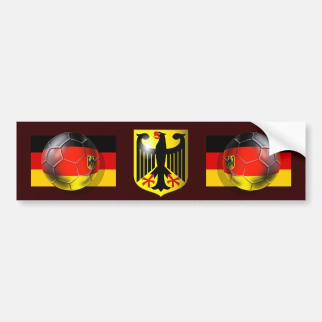Adesivo Para Carro Germany coat OF of football pobre of signal (Frente)