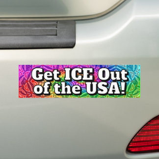 Adesivo Para Carro Get ICE Out of the USA!